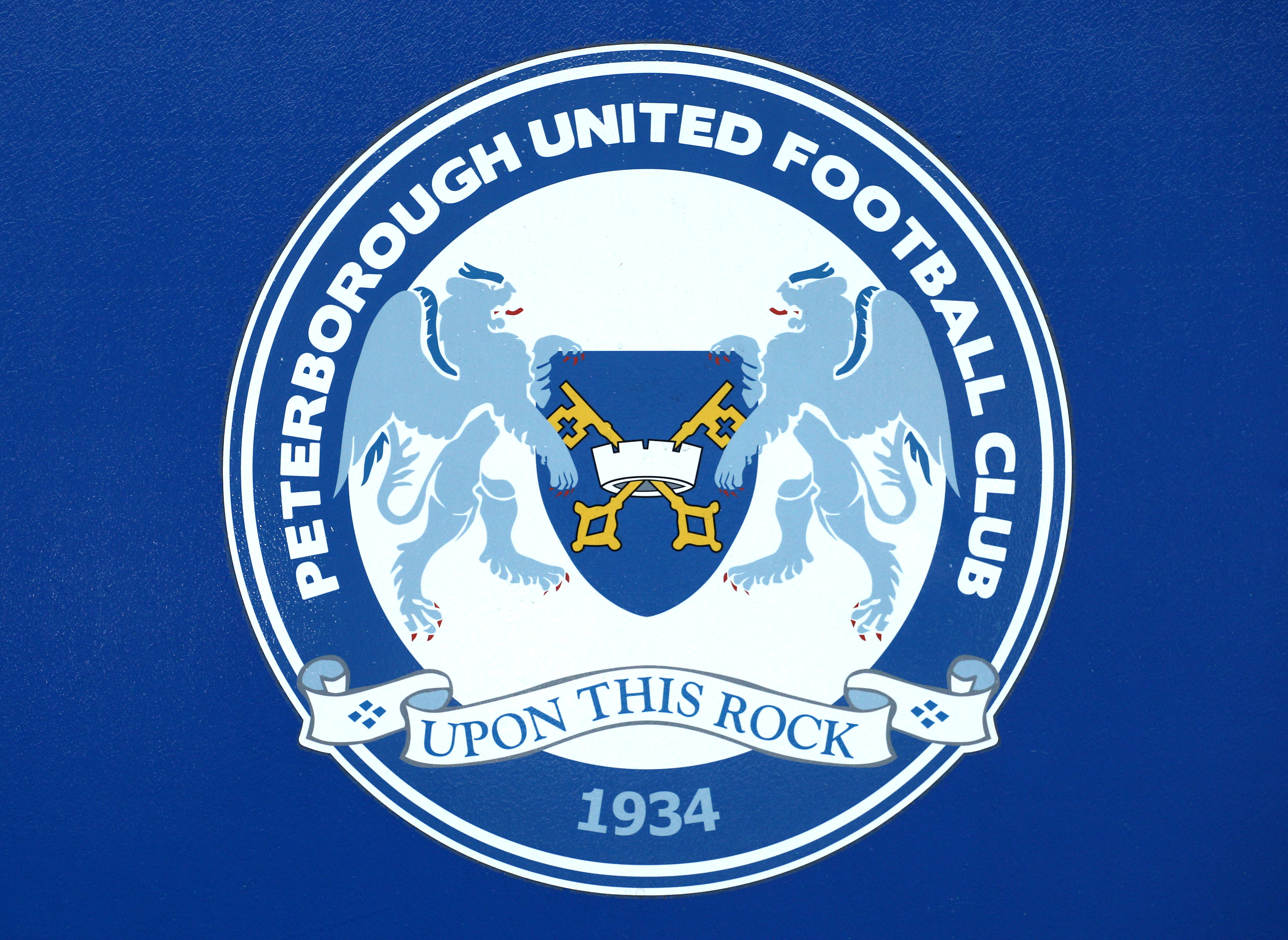 A Peterborough United badge