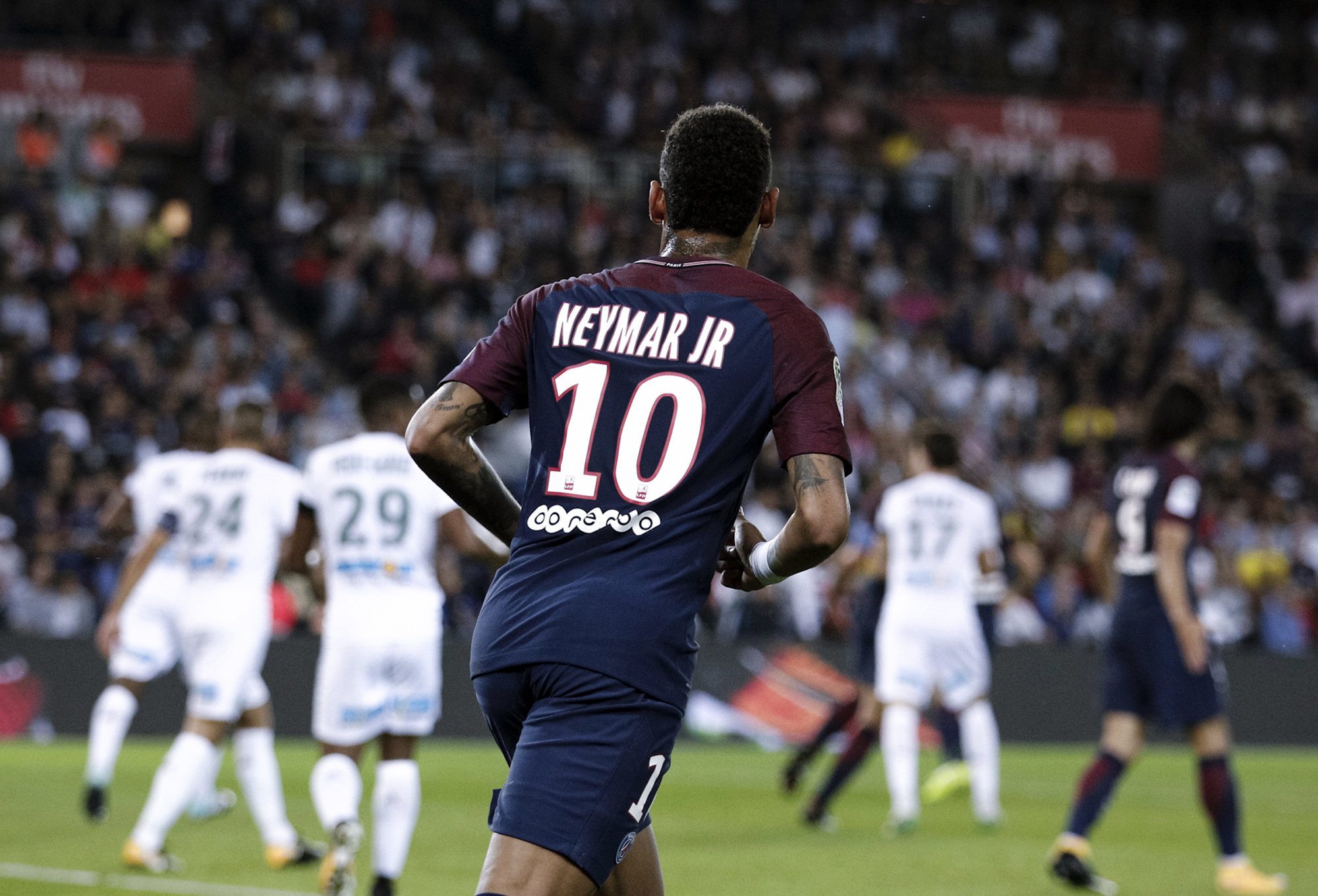 Paris Saint-Germain footballer Neymar