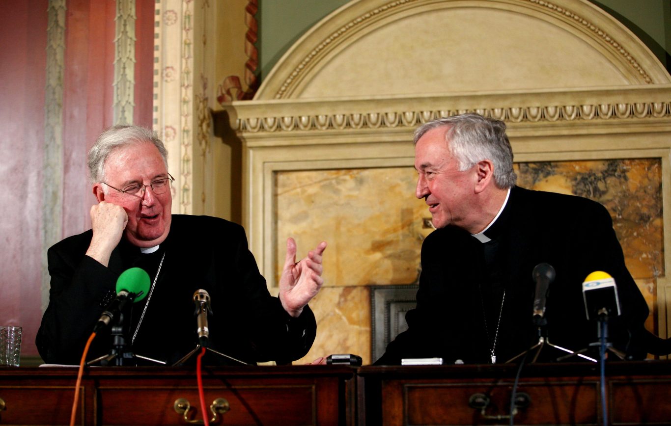 Archbishop of Westminster Vincent Nichols with Cardinal Cormac Murphy-O'Connor in 2009 (Katie Collins/PA)