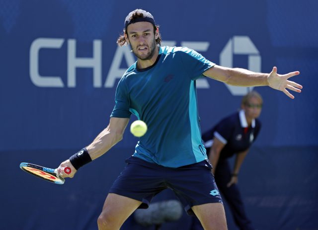 Stefano Travaglia beat compatriot Fabio Fognini at the US Open