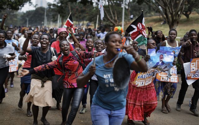 Odinga supporters