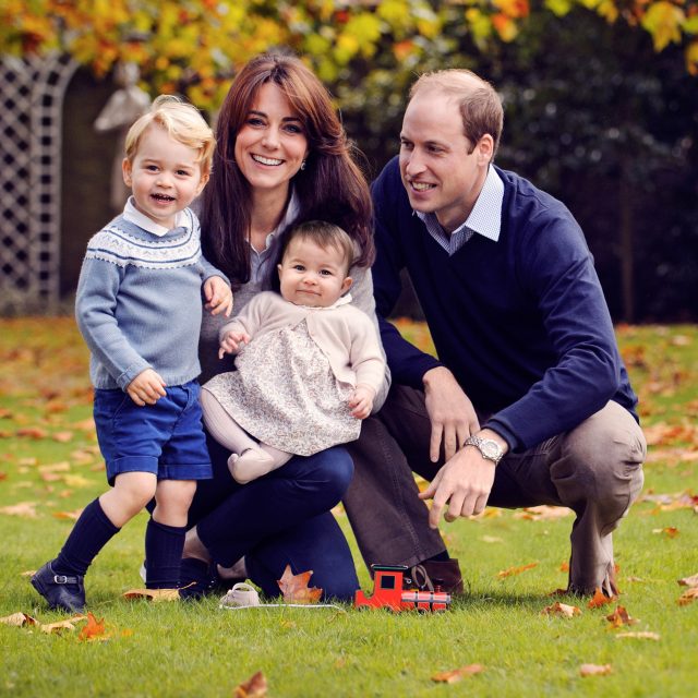 The Duke and Duchess of Cambridge with Prince George and Princess Charlotte