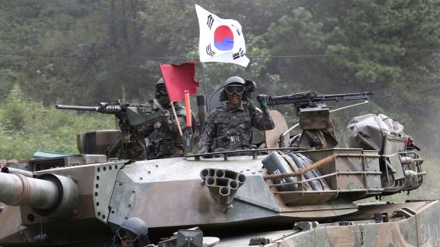 South Korean soldiers