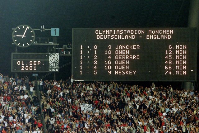 England thrashed Germany 5-1 in Munich