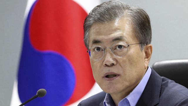 Mr Moon had called for Moscow to support stronger sanctions against Pyongyang