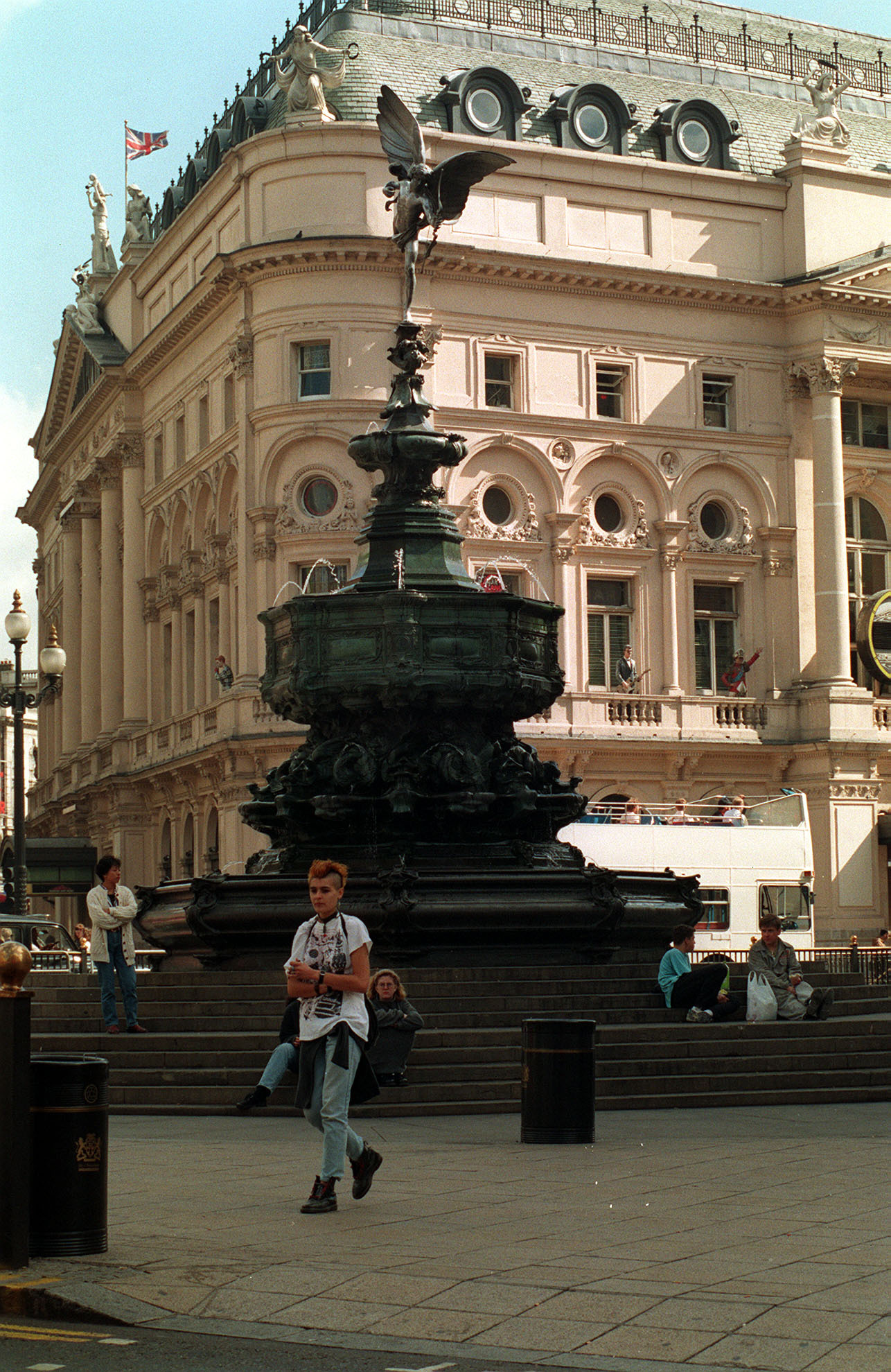 The figure of Eros in Piccadilly Circus (Harris Tony Harris/PA)