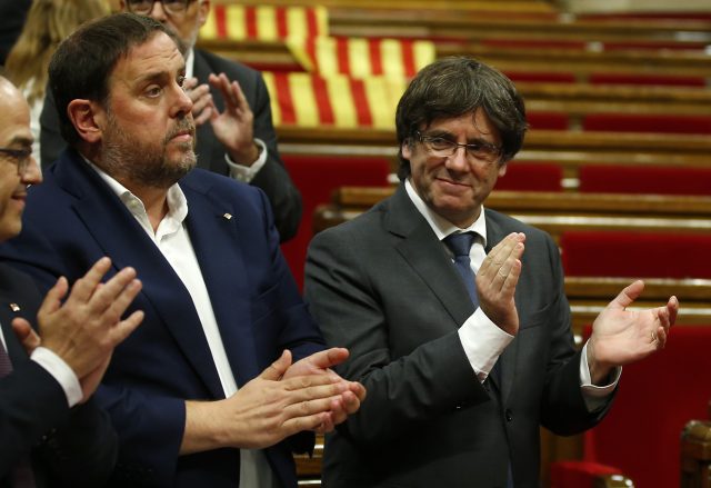 Oriol Junqueras and Carles Puigdemont