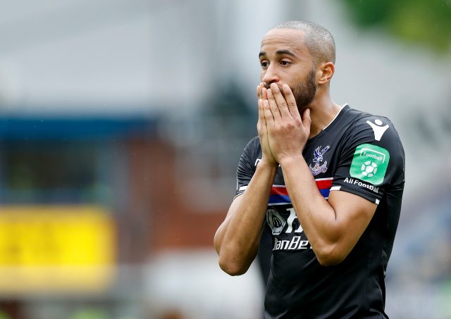 Crystal Palace's Andros Townsend after the final whistle during the Premier League match at Turf Moor, Burnley.