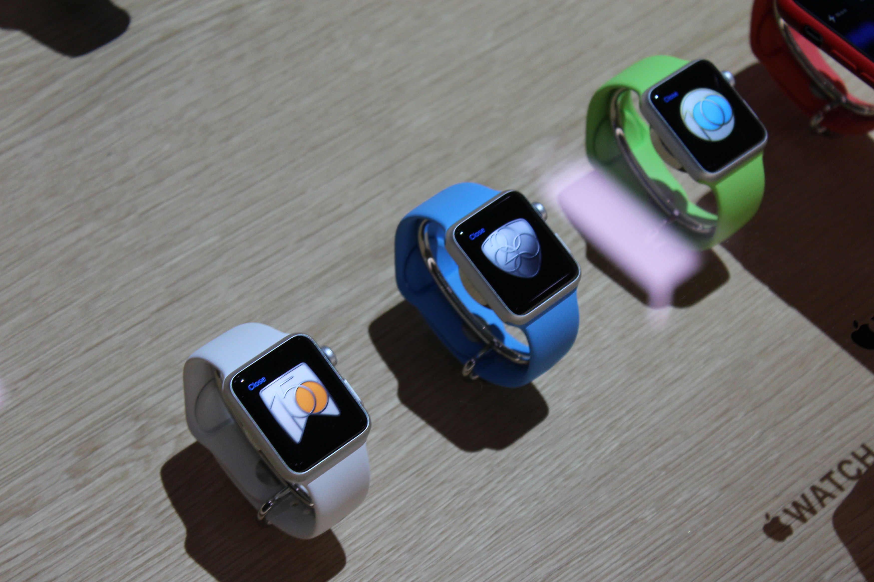 Different styles of the new Apple Watch Sport