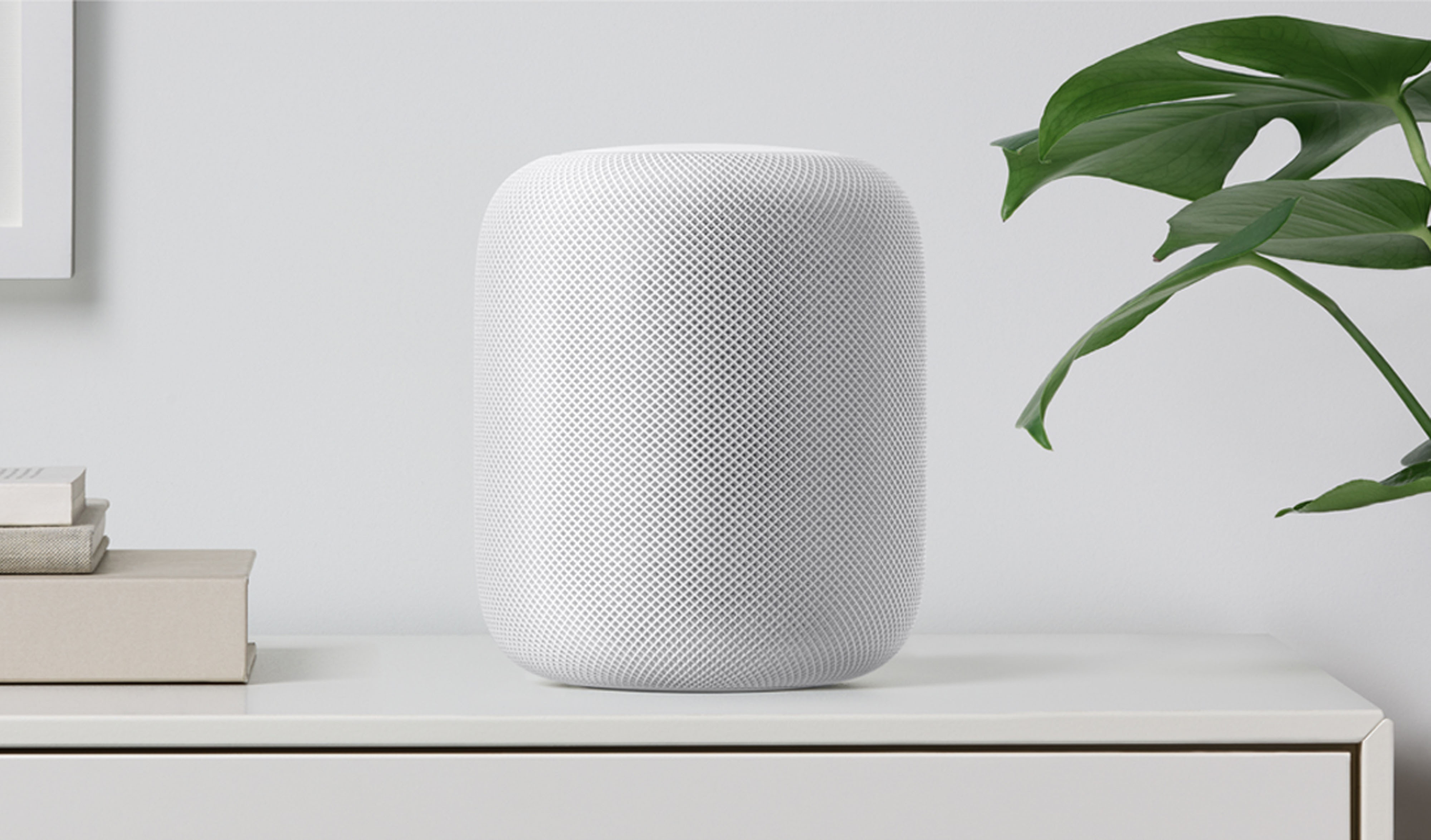 An Apple HomePod