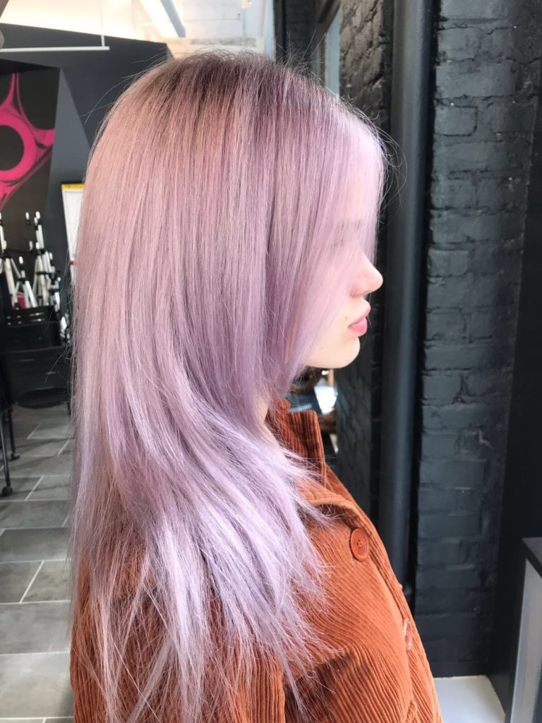 Rose quartz is the New York Fashion Week hair trend you’re going to want to try
