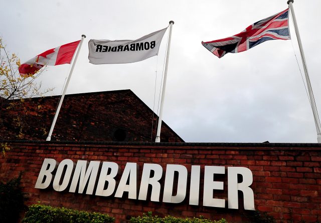The Bombardier main entrance at Derby