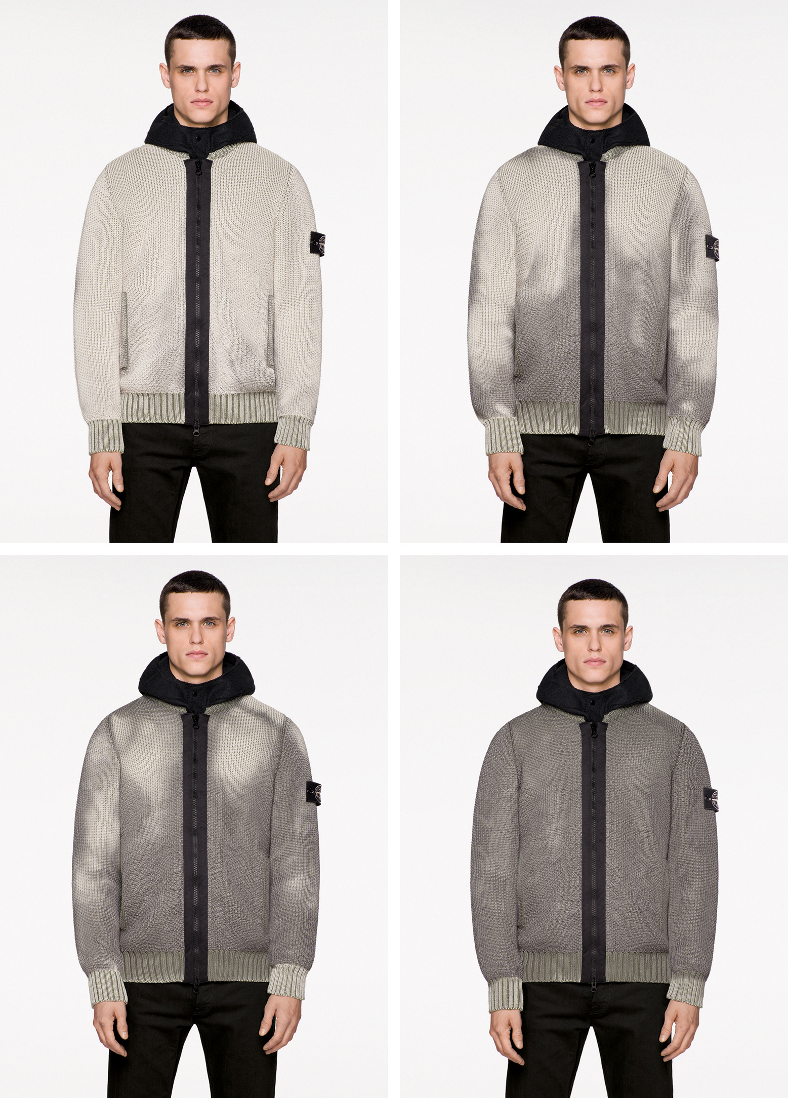 Stone island colour changing hot sale coat