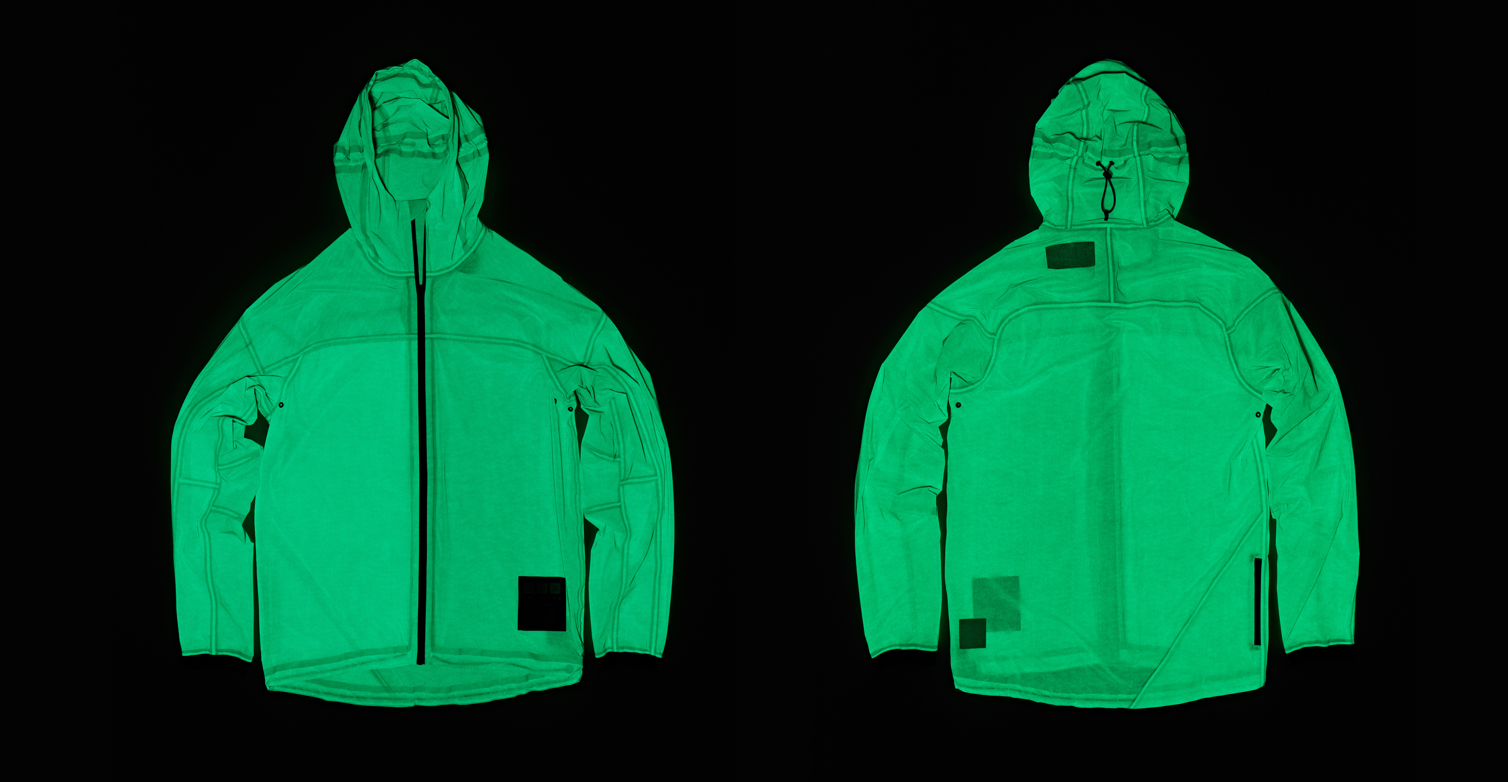 This solar-powered jacket can glow 'like kryptonite' for 12 hours