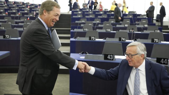 Nigel Farage described Jean-Claude Juncker's speech as the most open, honest and truly worrying