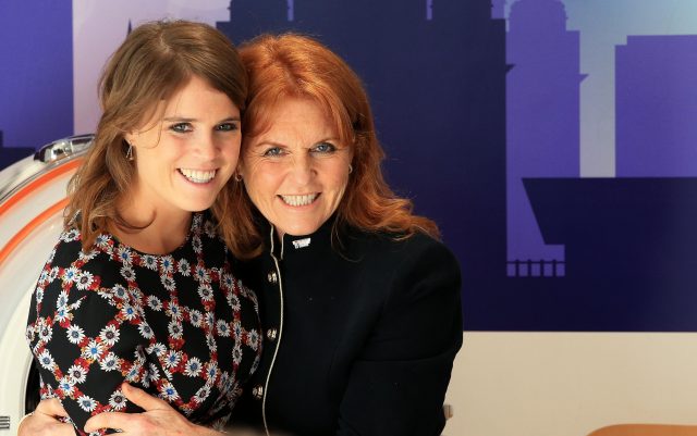 The Duchess of York, Sarah Ferguson and her daughter Princess Eugenie