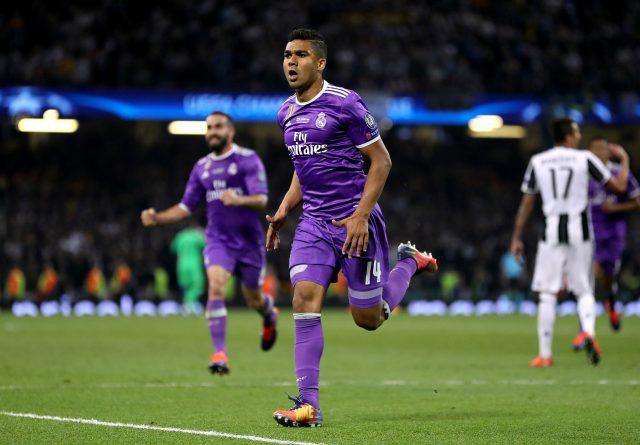 Casemiro has called for Real Madrid fans to stop booing Gareth Bale (Nick Potts/PA)