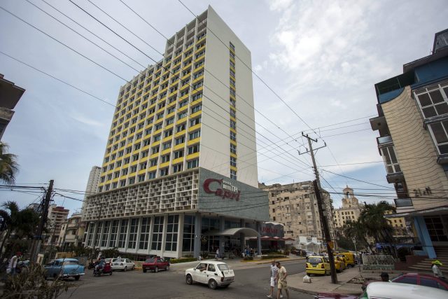 One incident occurred in the Hotel Capri.  (Desmond Boylan/AP)