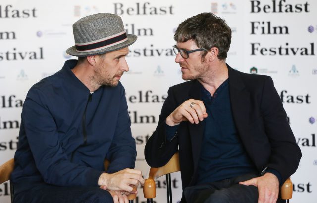 Maze stars Tom Vaughan-Lawlor and Barry Ward (Niall Carson/PA)