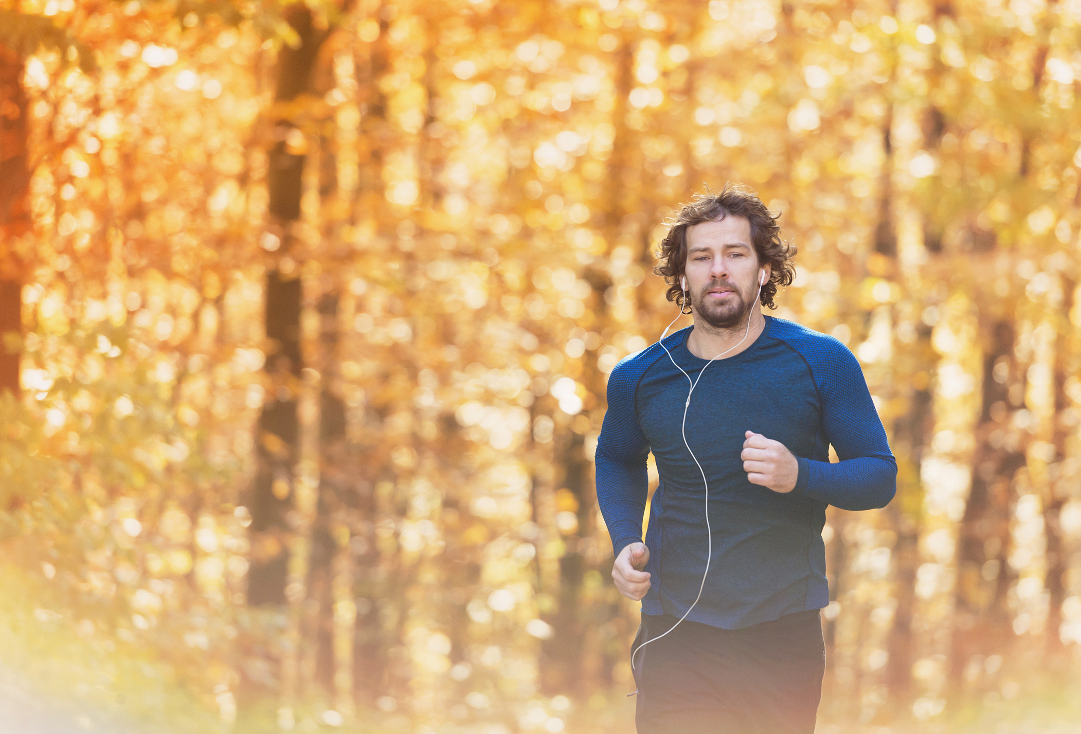 Generic photo of man running with headphones on (Thinkstock/PA)