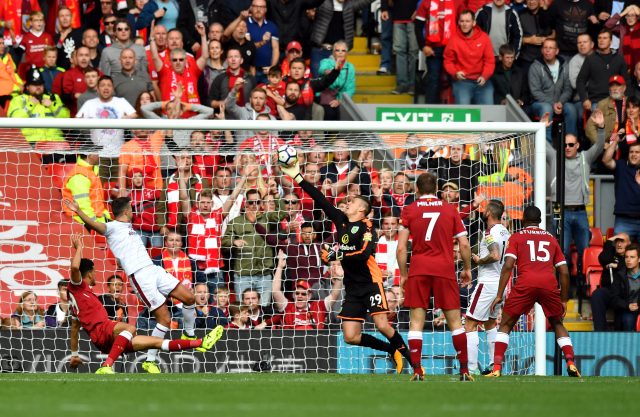 Nick Pope makes a fine save