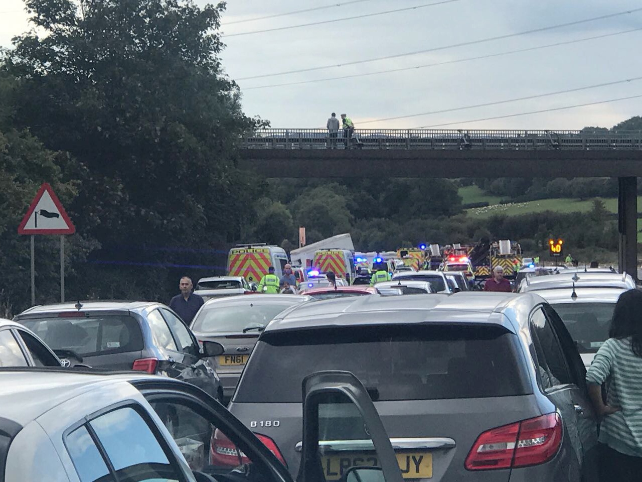 Four dead, three seriously injured in M5 crash | Glasgow Times