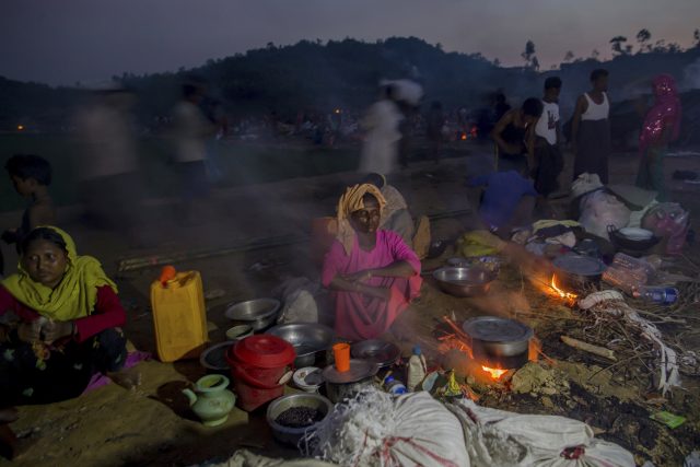 Rohingya Muslims. (AP)