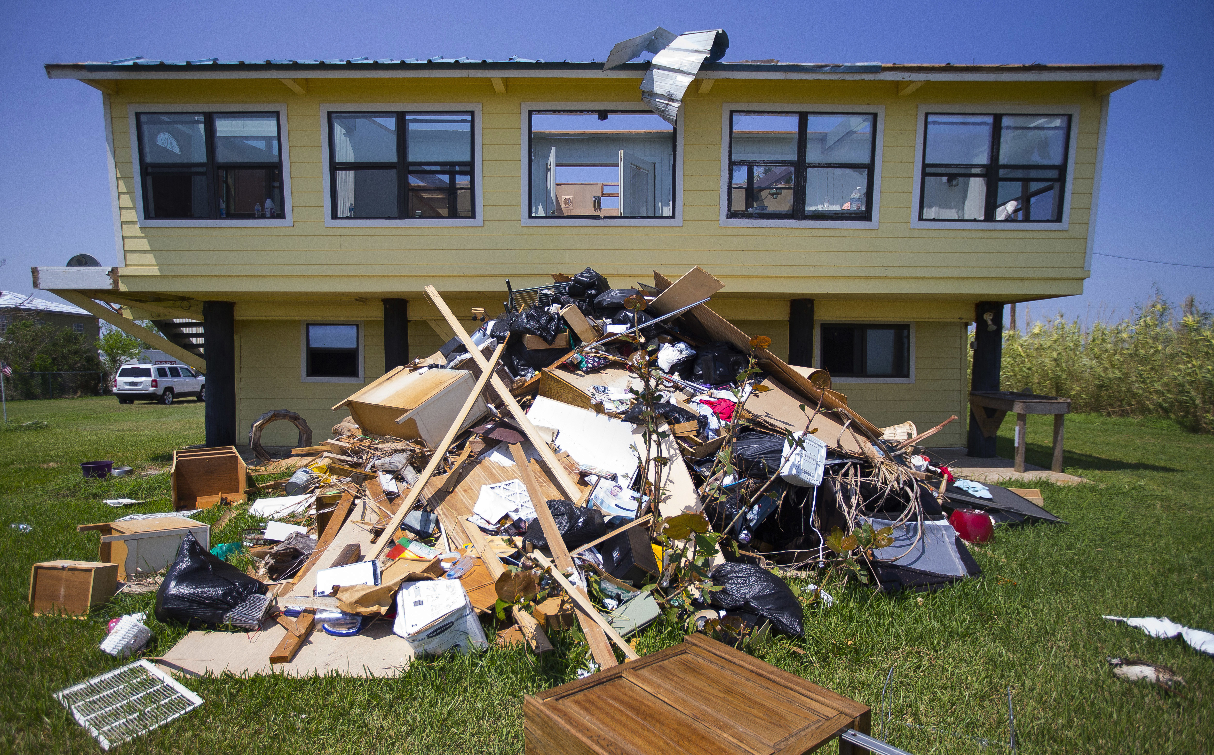 Harvey (Mark Mulligan/Houston Chronicle via AP)