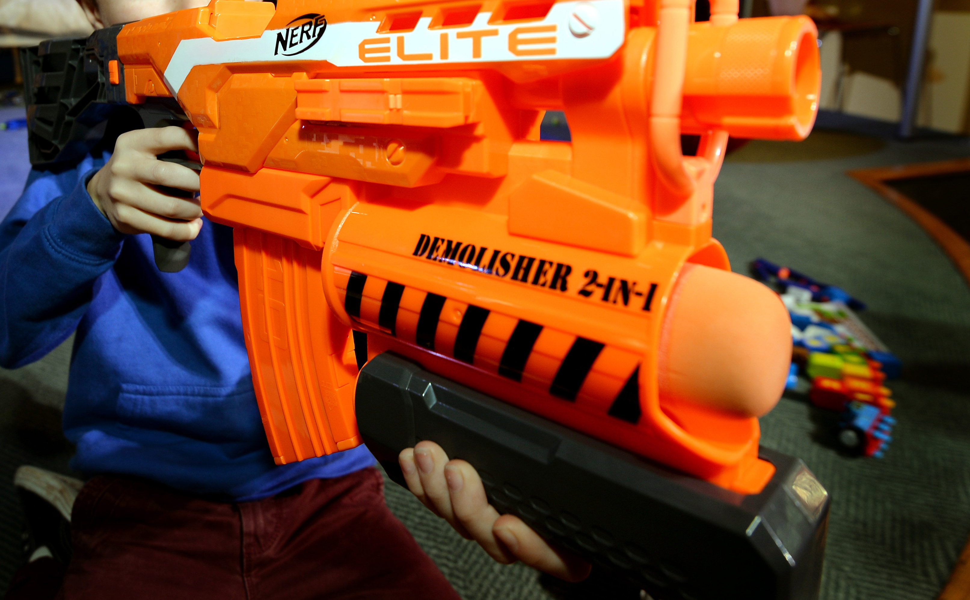 Nerf guns.