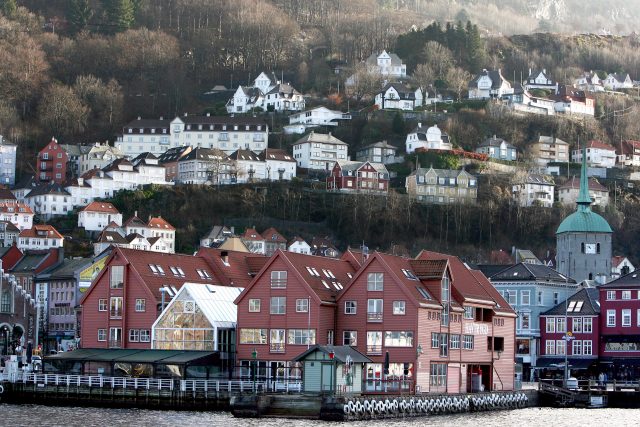 General view of Bergen, Norway