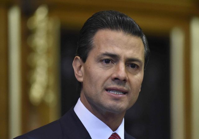 Mexico's President Enrique Pena Nieto (Toby Melville/PA)