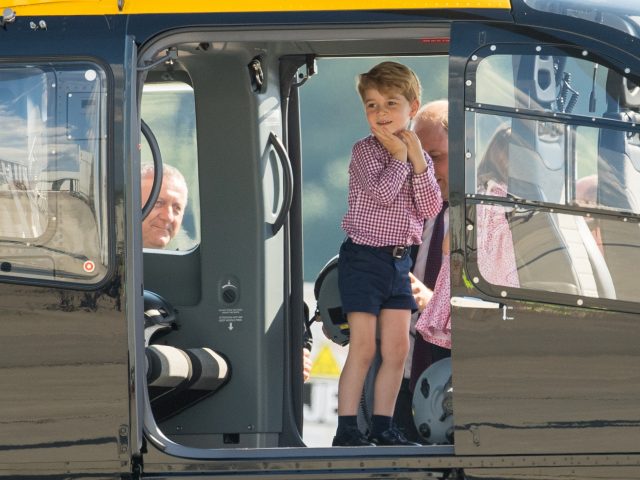 Young prince George has seen his name surged 11 places since 2006 (Dominic Lipinski/PA)