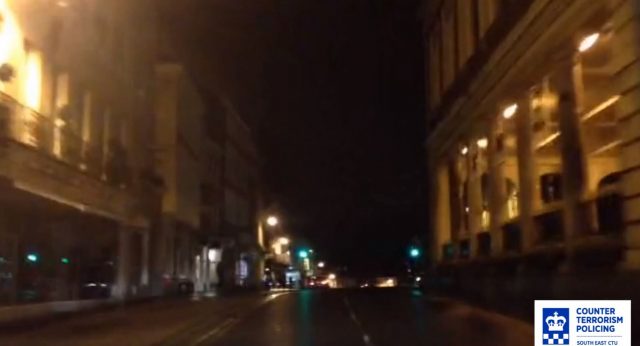 Taha Hussain driving towards Windsor Castle on the day after the Paris terror attacks in November 2015 (Thames Valley Police/PA) 