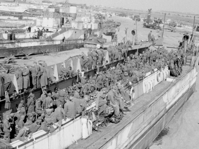 The landing craft pictured in June 1945
