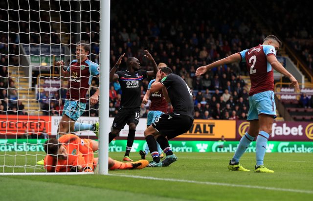 The ball would not go in at Burnley for Crystal Palace