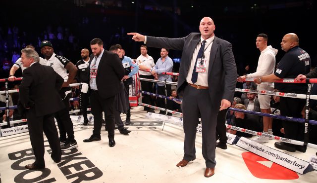 Tyson Fury, Hughie's cousin, makes his disgust with the decision known (Nick Potts/PA)