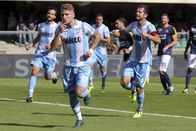 Ciro Immobile's second goal came from the penalty spot
