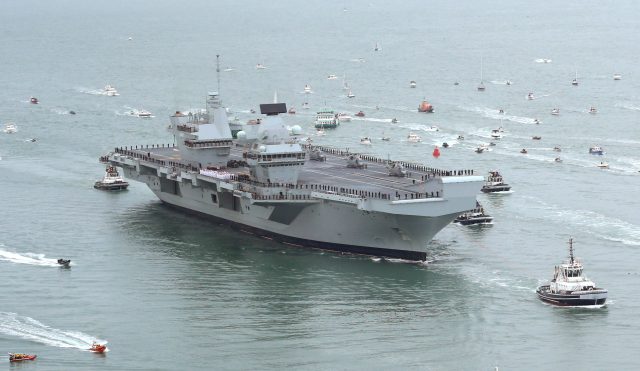 HMS Queen Elizabeth, the UK's newest aircraft carrier