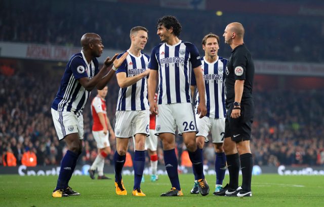 West brom were not happy with Robert Madley 