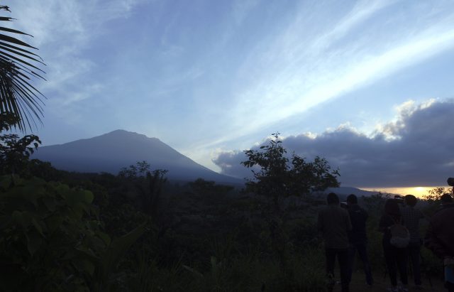 Mount Agung at sunrise