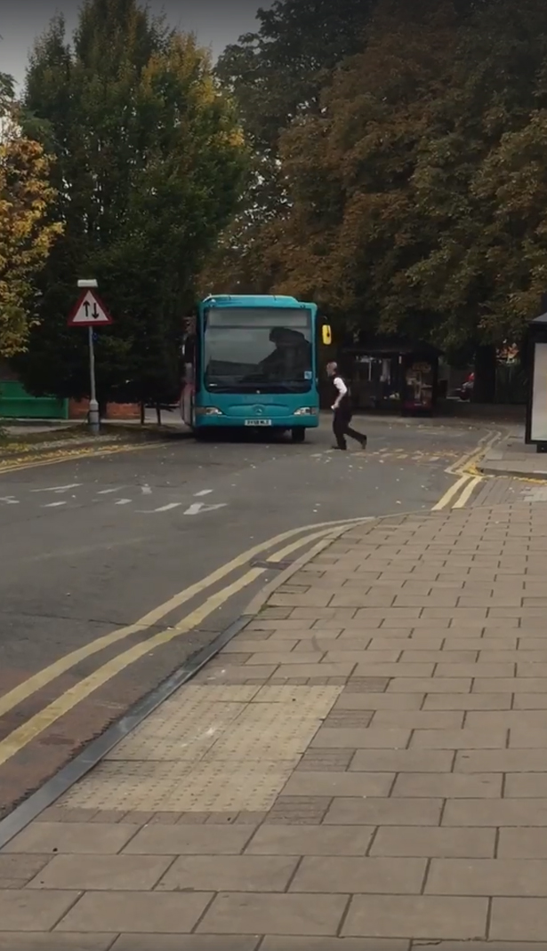 A wayward Arriva bus in Tamworth (Connor Hepple)