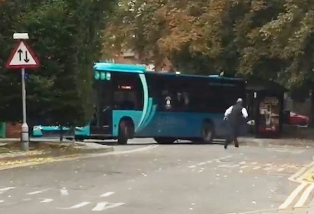 Runaway bus