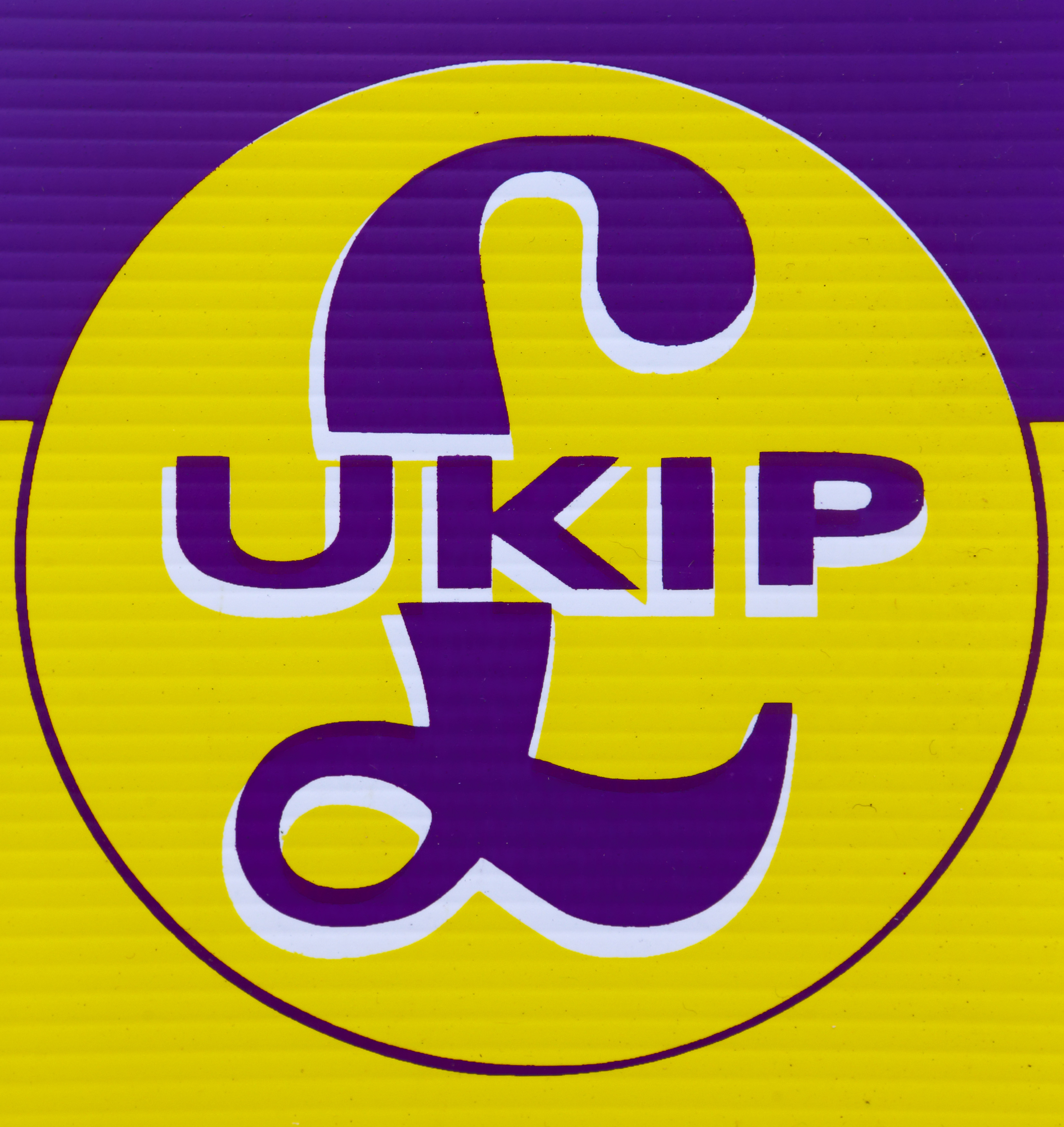 Ukip's former logo with pound sign