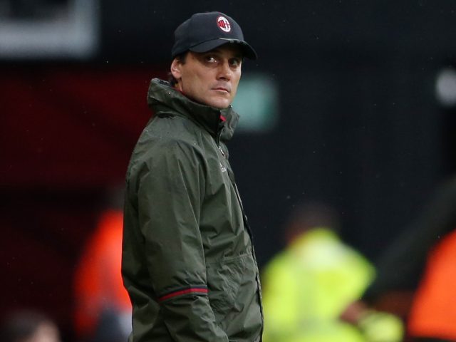 AC Milan head coach Vincenzo Montella