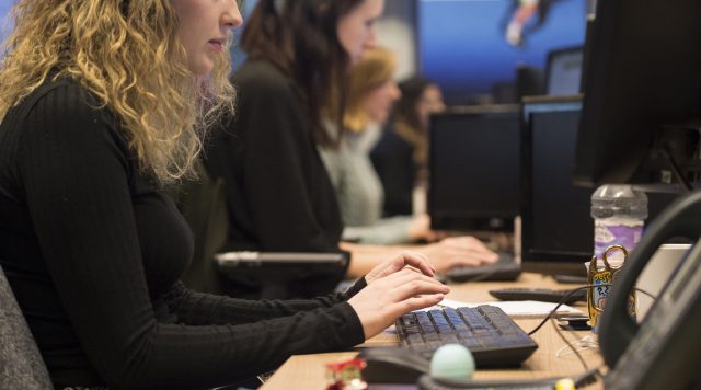 Office workers (Lauren Hurley/PA)