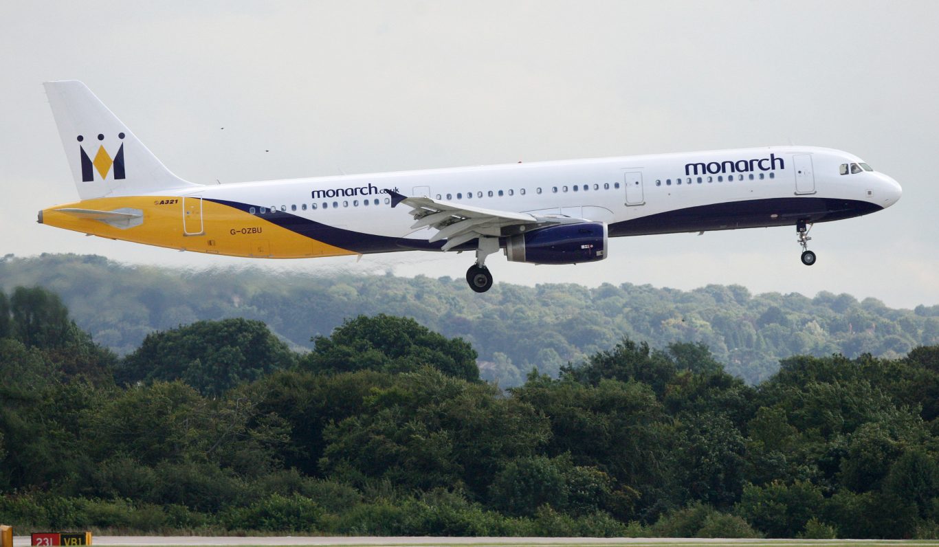An operation to return 110,000 Monarch Airlines customers is under way after the airline collapsed into administration (Dave Thompson/PA)