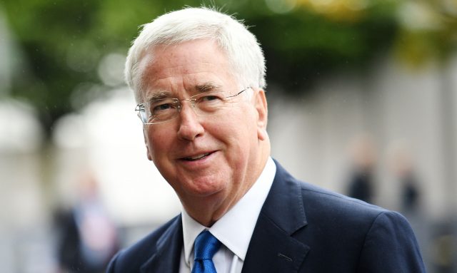 Defence Secretary Sir Michael Fallon