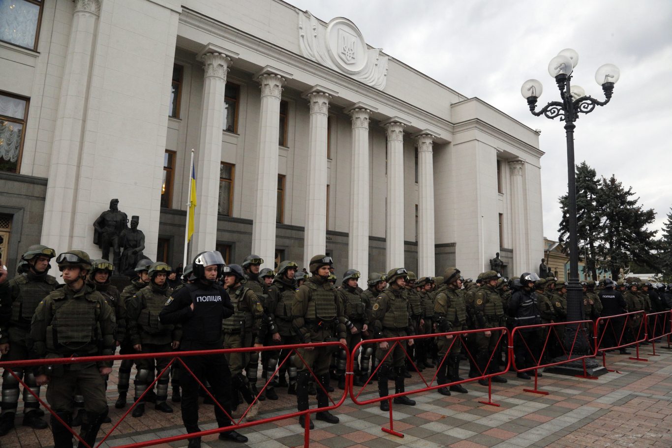 Scuffles Erupt In Ukrainian Parliament Over Disputed Bills | Shropshire ...