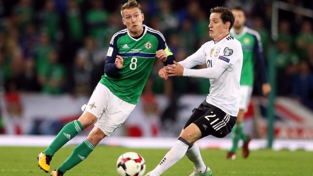 Skipper Steven Davis is one of six Northern Ireland players who are one yellow card away from suspension