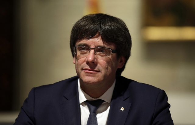 Catalan president Carles Puigdemont